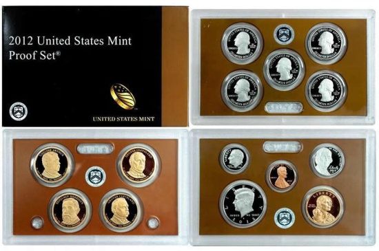 Hard to get, low mintage 2012 US Mint Proof Set; 14 pcs