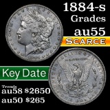 1884-s Morgan Dollar $1 Grades Choice AU