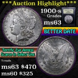 ***Auction Highlight*** 1900-s Morgan Dollar $1 Graded Select Unc by USCG (fc)