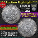 ***Auction Highlight*** 1896-o Morgan Dollar $1 Graded Choice Unc by USCG (fc)