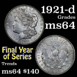 1921-d Morgan Dollar $1 Grades Choice Unc