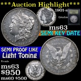 ***Auction Highlight*** 1901-s Morgan Dollar $1 Graded Select Unc by USCG (fc)