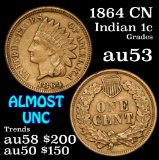 1864 CN Indian Cent 1c Grades Select AU