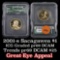 2001-s Sacagawea Golden Dollar $1 Graded Gem++ Proof Deep Cameo By ICG