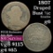 1807 Draped Bust Half Cent 1/2c Grades g+