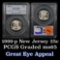 PCGS 1999-p New Jersey Washington Quarter 25c Graded Gem By PCGS