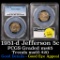 PCGS 1951-d Jefferson Nickel 5c Graded ms65 by PCGS