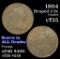 1804 Draped Bust Half Cent 1/2c Grades vf++ (fc)