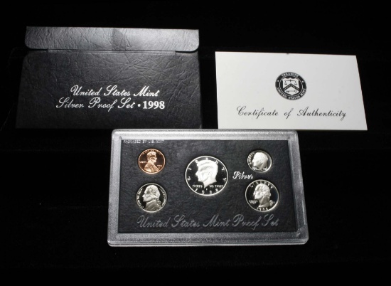 1998 United States Mint Silver Proof Set