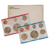 1973 United States Mint Set includes 2 Eisenhower Dollars.
