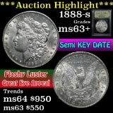 ***Auction Highlight*** 1888-s Morgan Dollar $1 Graded Select+ Unc by USCG (fc)