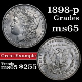 1898-p Morgan Dollar $1 Grades GEM Unc (fc)