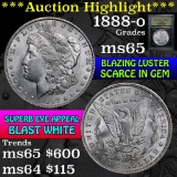 ***Auction Highlight*** 1888-o Morgan Dollar $1 Graded GEM Unc By USCG (fc)