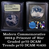 1994-P Pow Museum Modern Commem Dollar $1 Graded GEM++ Proof Deep Cameo By USCG