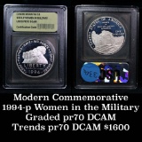 1994-P Women In Military Service Modern Commem Dollar $1 Graded GEM++ Proof DCAM By USCG