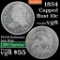 1834 Capped Bust Dime 10c Grades vg, very good