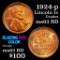 1924-p Lincoln Cent 1c Grades Select Unc RD
