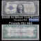 1928B $1 Blue Seal Silver Certificate Sigs Woods/Mills Grades f, fine