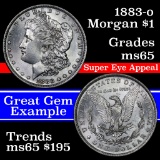 1883-o Morgan Dollar $1 Grades GEM Unc