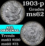 1903-p Morgan Dollar $1 Grades Select Unc