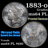 1883-o Morgan Dollar $1 Grades Choice Unc PL