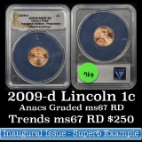 ANACS 2009-d Presidency Lincoln Cent 1c Graded ms67 rd By ANACS (fc)