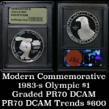 1983-s Olympics Modern Commem Dollar $1 Graded GEM++ Proof Deep Cameo by USCG