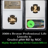 NGC 2009-s Bronze Professional Life Lincoln Cent 1c Graded pr69 rd dcam By NGC