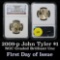 NGC 2009-p John Tyler Presidential Dollar $1 Graded ms65 By NGC