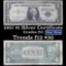 **Star Note  1957 $1 Blue Seal Silver Certificate Grades f, fine
