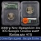 2000-p New Hampshire Washington Quarter 25c Graded ms60 By ICG
