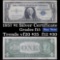 **Star Note  1957 $1 Blue Seal Silver Certificate Grades f+