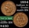 1894 Indian Cent 1c Grades GEM Unc BN (fc)