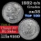 1882-o/s Top 100 Vam 4 Morgan Dollar $1 Grades Choice AU/BU Slider