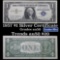 1957B $1 Blue Seal Silver Certificate Grades AU, Almost Unc
