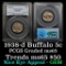 PCGS 1938-d Buffalo Nickel 5c Graded ms65 by PCGS