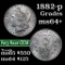 1882-p Morgan Dollar $1 Grades Choice+ Unc