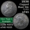 1836 Capped Bust Half Dollar 50c Grades xf+