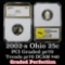2002-s Ohio Washington Quarter 25c Graded Gem++ Proof Deep Cameo By PCI