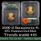 2000-d Sacagewea Golden Dollar $1 Graded ms60 By ICG
