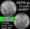 1879-p Morgan Dollar $1 Grades Select+ Unc