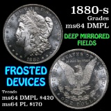 1880-s Morgan Dollar $1 Grades Choice Unc DMPL (fc)