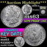 ***Auction Highlight*** 1896-o Morgan Dollar $1 Graded Select Unc by USCG (fc)