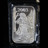 2003 Merry Christmas Silver Round