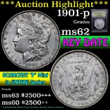 ***Auction Highlight*** 1901-p Morgan Dollar $1 Graded Select Unc by USCG (fc)