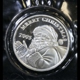 2003 Merry Christmas Silver Round