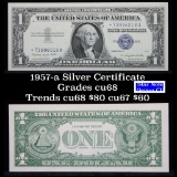 ***Star Note 1957A $1 Blue Seal Silver Certificate, Smith/Dillon $1 Grades Gem++ CU