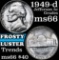 1949-d Jefferson Nickel 5c Grades GEM+ Unc