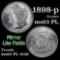 1898-p Morgan Dollar $1 Grades Select Unc PL Unc