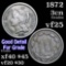 1872 Three Cent Copper Nickel 3cn Grades vf+